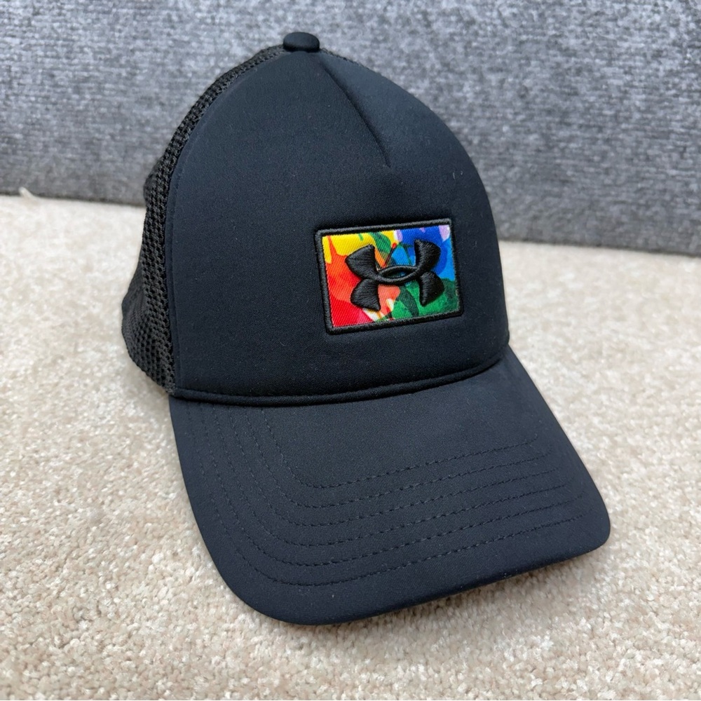 Under Armour trucker hat cap snapback united we win tie die patch adjustable